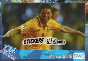 Sticker Marcus Berg - Kvalifikacije za svetsko fudbalsko prvenstvo 2014 n. 354 - G.T.P.R School Shop