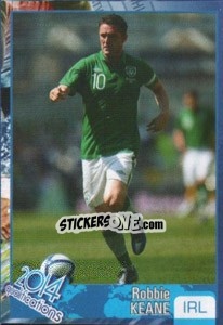 Sticker Robbie Keane - Kvalifikacije za svetsko fudbalsko prvenstvo 2014 - G.T.P.R School Shop