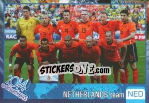 Sticker Team - Kvalifikacije za svetsko fudbalsko prvenstvo 2014 n. 397 - G.T.P.R School Shop