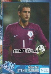 Sticker Maarten Stekelenburg - Kvalifikacije za svetsko fudbalsko prvenstvo 2014 - G.T.P.R School Shop