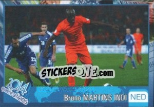 Sticker Bruno Martins Indi - Kvalifikacije za svetsko fudbalsko prvenstvo 2014 - G.T.P.R School Shop