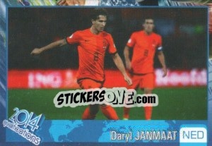 Sticker Daryl Janmaat - Kvalifikacije za svetsko fudbalsko prvenstvo 2014 - G.T.P.R School Shop