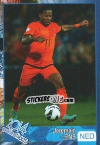 Sticker Jeremain Lens - Kvalifikacije za svetsko fudbalsko prvenstvo 2014 - G.T.P.R School Shop