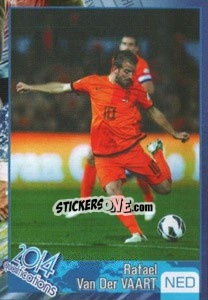 Sticker Rafael van der Vaart - Kvalifikacije za svetsko fudbalsko prvenstvo 2014 - G.T.P.R School Shop