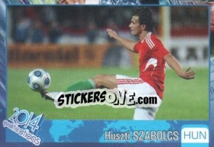 Sticker Szabolcs Huszti - Kvalifikacije za svetsko fudbalsko prvenstvo 2014 - G.T.P.R School Shop