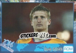 Sticker Dorin Goian - Kvalifikacije za svetsko fudbalsko prvenstvo 2014 - G.T.P.R School Shop