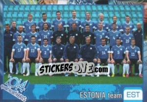 Sticker Team - Kvalifikacije za svetsko fudbalsko prvenstvo 2014 - G.T.P.R School Shop