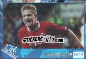 Sticker Erik Huseklepp - Kvalifikacije za svetsko fudbalsko prvenstvo 2014 - G.T.P.R School Shop