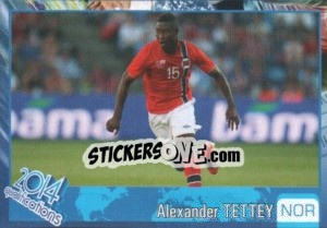 Sticker Alexander Tettey - Kvalifikacije za svetsko fudbalsko prvenstvo 2014 - G.T.P.R School Shop