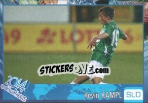 Sticker Kevin Kampl - Kvalifikacije za svetsko fudbalsko prvenstvo 2014 n. 501 - G.T.P.R School Shop