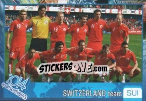 Sticker Team - Kvalifikacije za svetsko fudbalsko prvenstvo 2014 n. 515 - G.T.P.R School Shop