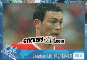 Sticker Stephan Lichtsteiner - Kvalifikacije za svetsko fudbalsko prvenstvo 2014 n. 518 - G.T.P.R School Shop