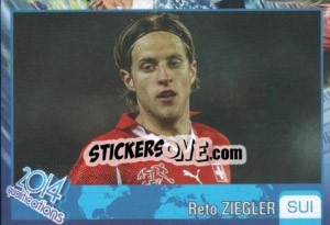 Sticker Reto Ziegler - Kvalifikacije za svetsko fudbalsko prvenstvo 2014 - G.T.P.R School Shop