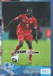 Sticker Innocent Emeghara - Kvalifikacije za svetsko fudbalsko prvenstvo 2014 - G.T.P.R School Shop