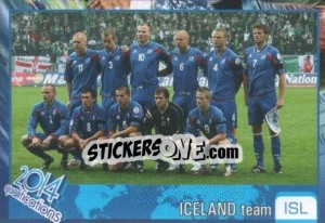 Sticker Team - Kvalifikacije za svetsko fudbalsko prvenstvo 2014 n. 551 - G.T.P.R School Shop