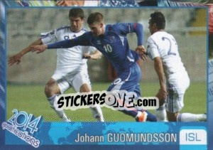 Sticker Johann Gudmundsson - Kvalifikacije za svetsko fudbalsko prvenstvo 2014 n. 552 - G.T.P.R School Shop