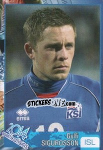 Sticker Gylfi Sigurdsson - Kvalifikacije za svetsko fudbalsko prvenstvo 2014 n. 556 - G.T.P.R School Shop