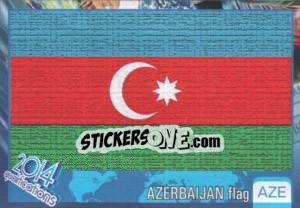 Sticker Flag - Kvalifikacije za svetsko fudbalsko prvenstvo 2014 - G.T.P.R School Shop