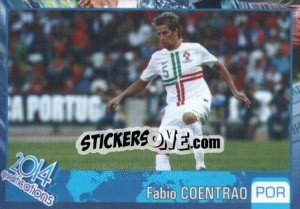 Sticker Fabio Coentrao - Kvalifikacije za svetsko fudbalsko prvenstvo 2014 n. 569 - G.T.P.R School Shop