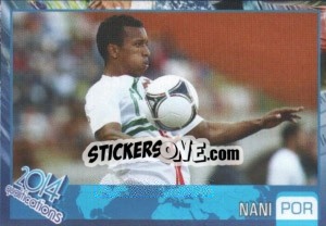 Sticker Nani - Kvalifikacije za svetsko fudbalsko prvenstvo 2014 - G.T.P.R School Shop