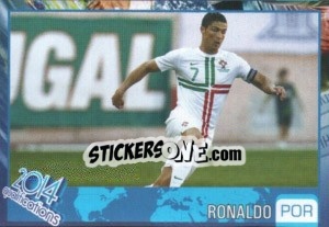 Sticker Cristiano Ronaldo - Kvalifikacije za svetsko fudbalsko prvenstvo 2014 - G.T.P.R School Shop