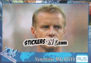 Sticker Vyacheslav Malafeev - Kvalifikacije za svetsko fudbalsko prvenstvo 2014 - G.T.P.R School Shop