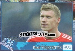 Sticker Pavel Pogrebnyak - Kvalifikacije za svetsko fudbalsko prvenstvo 2014 - G.T.P.R School Shop