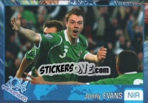 Figurina Jonny Evans - Kvalifikacije za svetsko fudbalsko prvenstvo 2014 - G.T.P.R School Shop