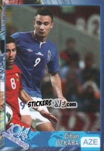 Sticker Cihan Ozkara - Kvalifikacije za svetsko fudbalsko prvenstvo 2014 - G.T.P.R School Shop