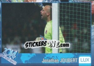 Sticker Jonathan Joubert - Kvalifikacije za svetsko fudbalsko prvenstvo 2014 - G.T.P.R School Shop