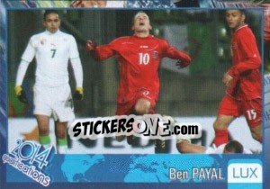 Sticker Ben Payal - Kvalifikacije za svetsko fudbalsko prvenstvo 2014 - G.T.P.R School Shop