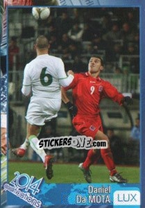 Sticker Daniel Da Mota - Kvalifikacije za svetsko fudbalsko prvenstvo 2014 - G.T.P.R School Shop