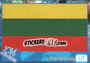 Sticker Flag - Kvalifikacije za svetsko fudbalsko prvenstvo 2014 - G.T.P.R School Shop