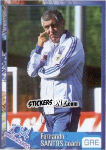 Sticker Fernando Santos - Kvalifikacije za svetsko fudbalsko prvenstvo 2014 n. 647 - G.T.P.R School Shop