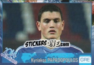 Sticker Kyriakos Papadopoulos - Kvalifikacije za svetsko fudbalsko prvenstvo 2014 - G.T.P.R School Shop