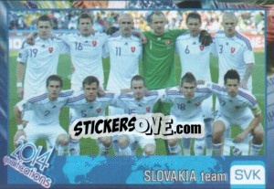 Sticker Team - Kvalifikacije za svetsko fudbalsko prvenstvo 2014 - G.T.P.R School Shop