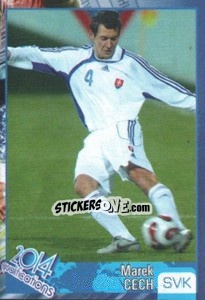 Sticker Marek Cech - Kvalifikacije za svetsko fudbalsko prvenstvo 2014 - G.T.P.R School Shop