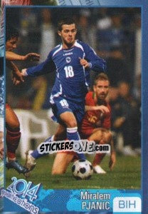 Sticker Miralem Pjanic - Kvalifikacije za svetsko fudbalsko prvenstvo 2014 n. 701 - G.T.P.R School Shop