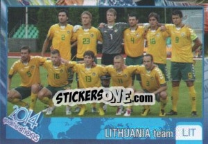 Sticker Team - Kvalifikacije za svetsko fudbalsko prvenstvo 2014 - G.T.P.R School Shop