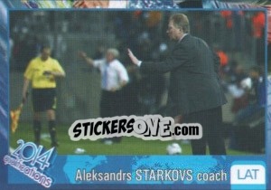 Sticker Aleksandrs Starkovs - Kvalifikacije za svetsko fudbalsko prvenstvo 2014 - G.T.P.R School Shop