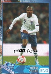 Sticker Ashley Young - Kvalifikacije za svetsko fudbalsko prvenstvo 2014 - G.T.P.R School Shop