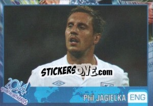 Sticker Phil Jagielka - Kvalifikacije za svetsko fudbalsko prvenstvo 2014 - G.T.P.R School Shop