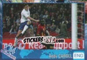 Sticker Andy Carroll - Kvalifikacije za svetsko fudbalsko prvenstvo 2014 - G.T.P.R School Shop