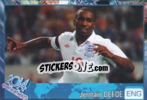 Sticker Jermain Defoe - Kvalifikacije za svetsko fudbalsko prvenstvo 2014 - G.T.P.R School Shop