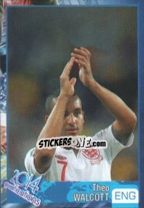 Sticker Theo Walcott - Kvalifikacije za svetsko fudbalsko prvenstvo 2014 n. 756 - G.T.P.R School Shop