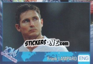 Sticker Frank Lampard - Kvalifikacije za svetsko fudbalsko prvenstvo 2014 - G.T.P.R School Shop