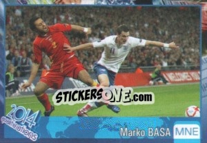 Sticker Marko Basa - Kvalifikacije za svetsko fudbalsko prvenstvo 2014 - G.T.P.R School Shop