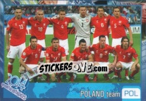 Sticker Team - Kvalifikacije za svetsko fudbalsko prvenstvo 2014 n. 790 - G.T.P.R School Shop
