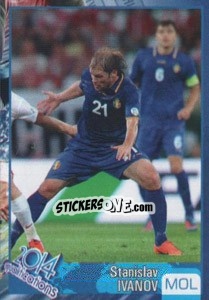 Sticker Stanislav Ivanov - Kvalifikacije za svetsko fudbalsko prvenstvo 2014 - G.T.P.R School Shop