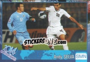 Sticker Andy Selva - Kvalifikacije za svetsko fudbalsko prvenstvo 2014 - G.T.P.R School Shop